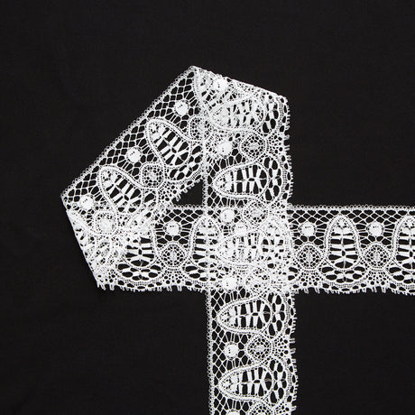 t23m05732 | Galon de Dentelle Géométrique 5cm