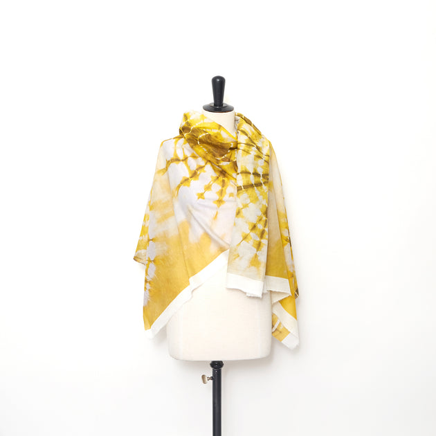t23m05760 | Voile de Coton & Soie Tie And Dye