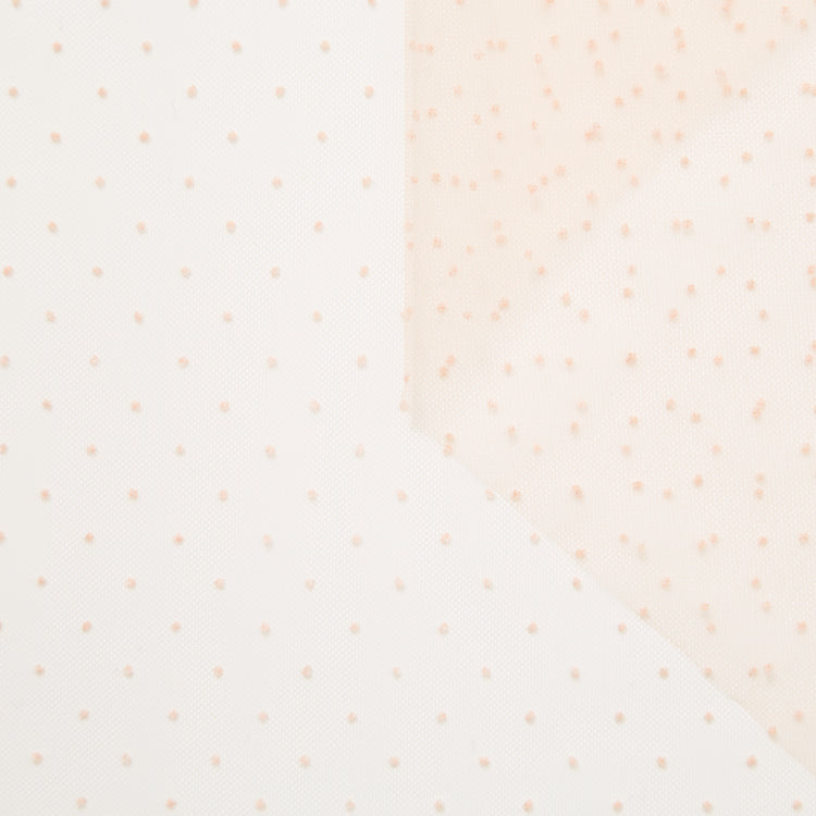 t23m05763 | Tulle Plumetis Floqué - vue 1