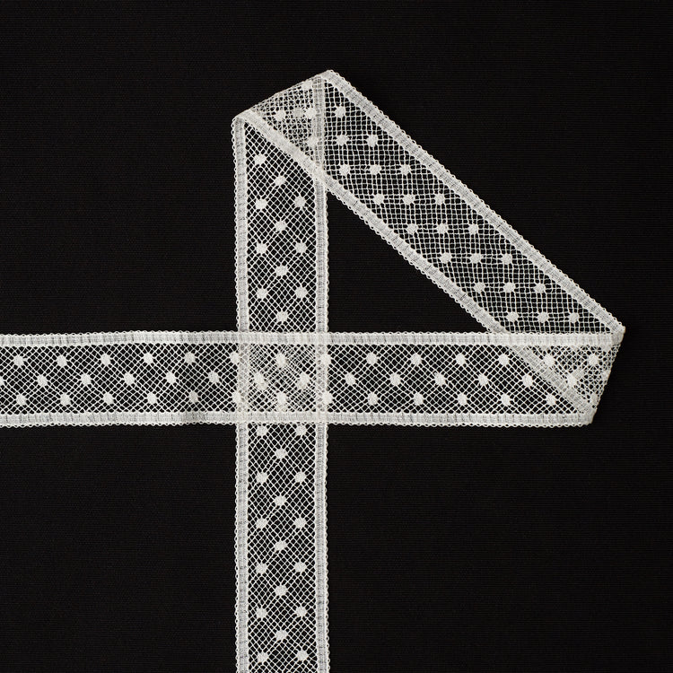 t23m05764 | Dentelle Galloon À Pois 2 - vue 1