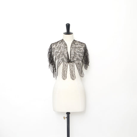  Floral Lace Fringe 33cm