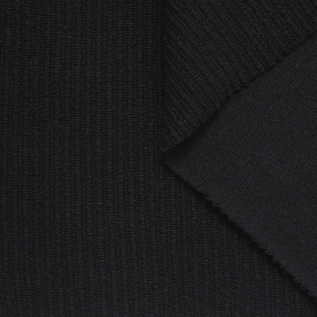 T23O06412 | Rib Jersey Bouclé en Laine