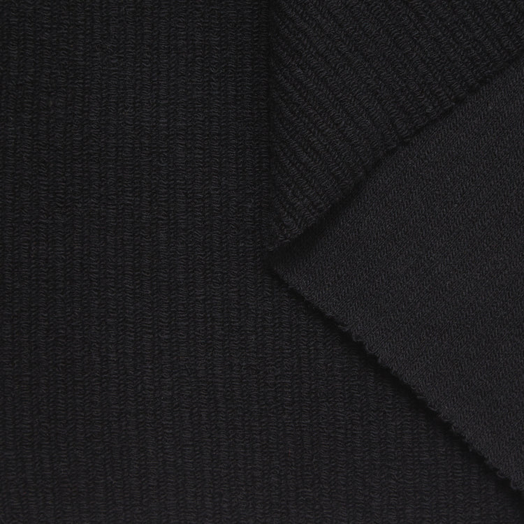 T23O06412 | Rib Jersey Bouclé en Laine - vue 1