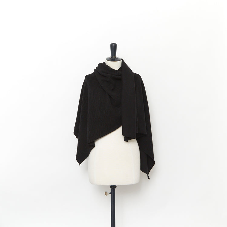 T23O06412 | Rib Jersey Bouclé en Laine - vue 2