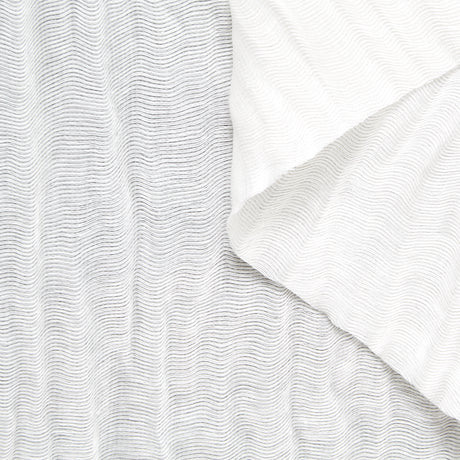 T23O06413 | Linen & Silk Wavy Textured Gauze