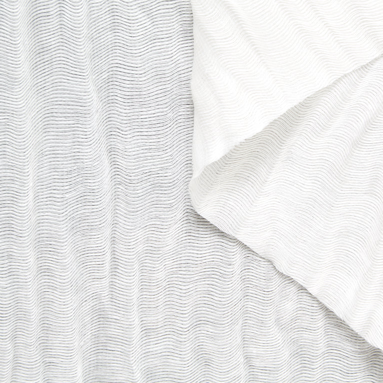 T23O06413 | Linen &amp; Silk Wavy Textured Gauze - view 3