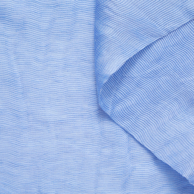 T23O06413 | Gaze Ondulée Texturée en Lin & Soie