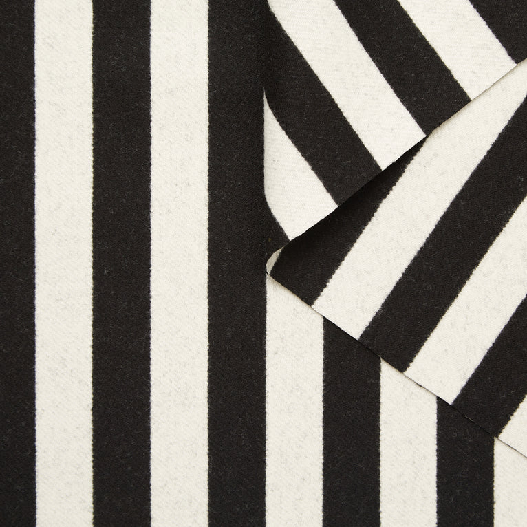 T23V05822 | Splittable Wool &amp; Silk Stripe Coating - view 1