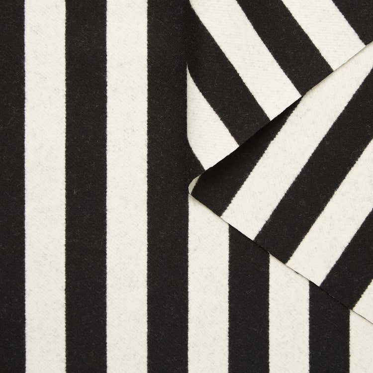 T23V05822 | Splittable Wool &amp; Silk Stripe Coating - view 1