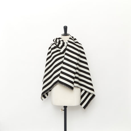  Splittable Wool & Silk Stripe Coating