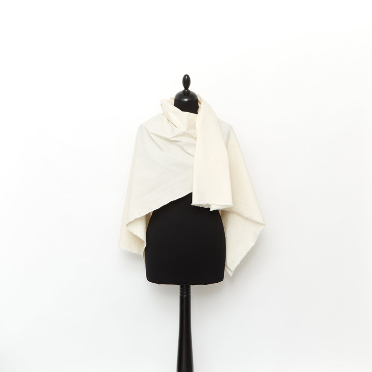 T23V05856 | Melange Cotton, Viscose &amp; Linen Faille - view 2