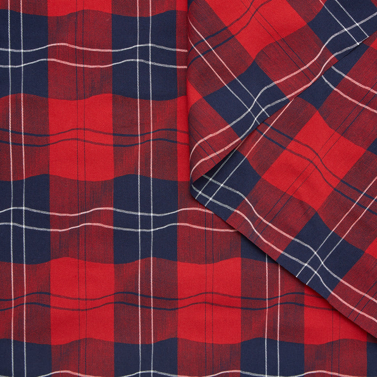 T23V05862 | Cotton Wavy Tartan - view 1