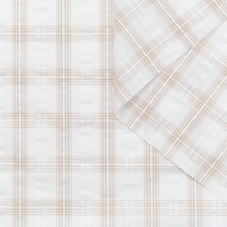 T23V05903 | Seersucker de Coton Tartan - vue 1