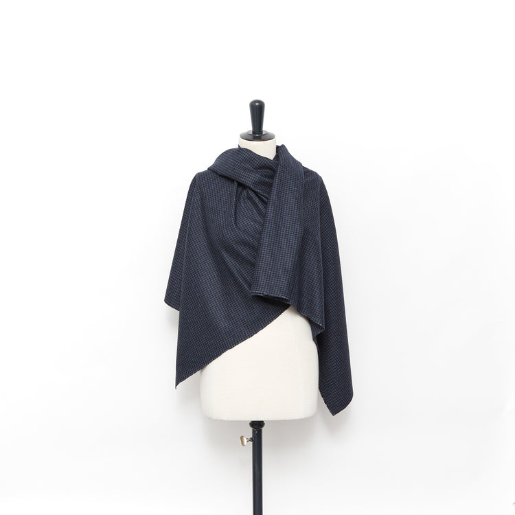 T23W06004 | Flanelle de Laine Pied de Poule - vue 2
