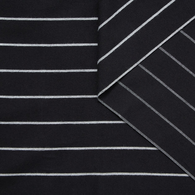 T23W06016 | Flanelle de Coton Rayée
