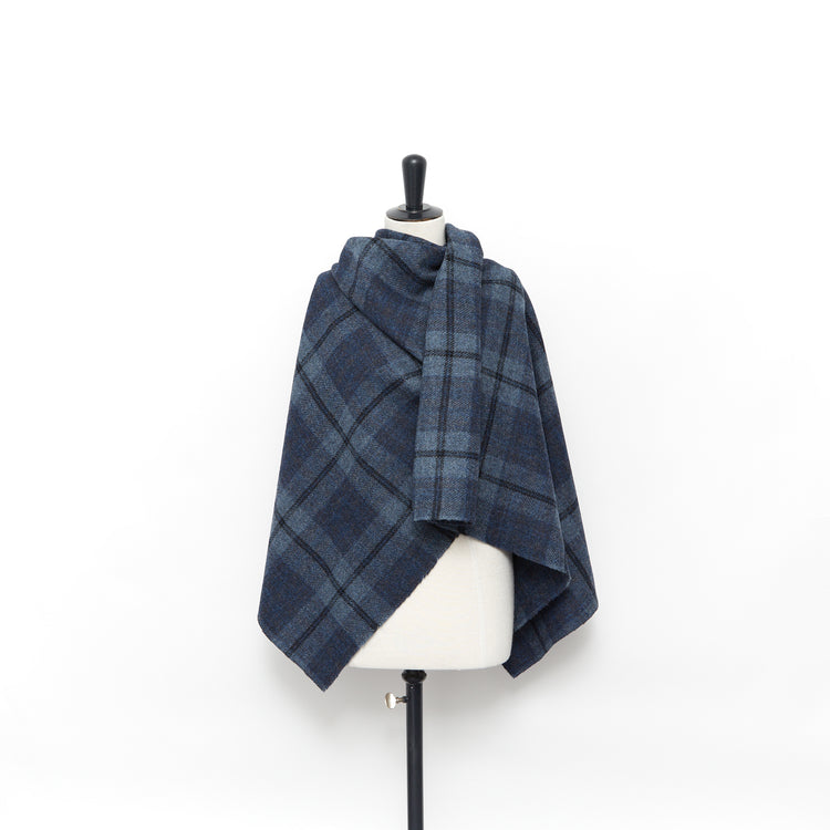 T23W06035 | Dry Melange Wool Check - view 2