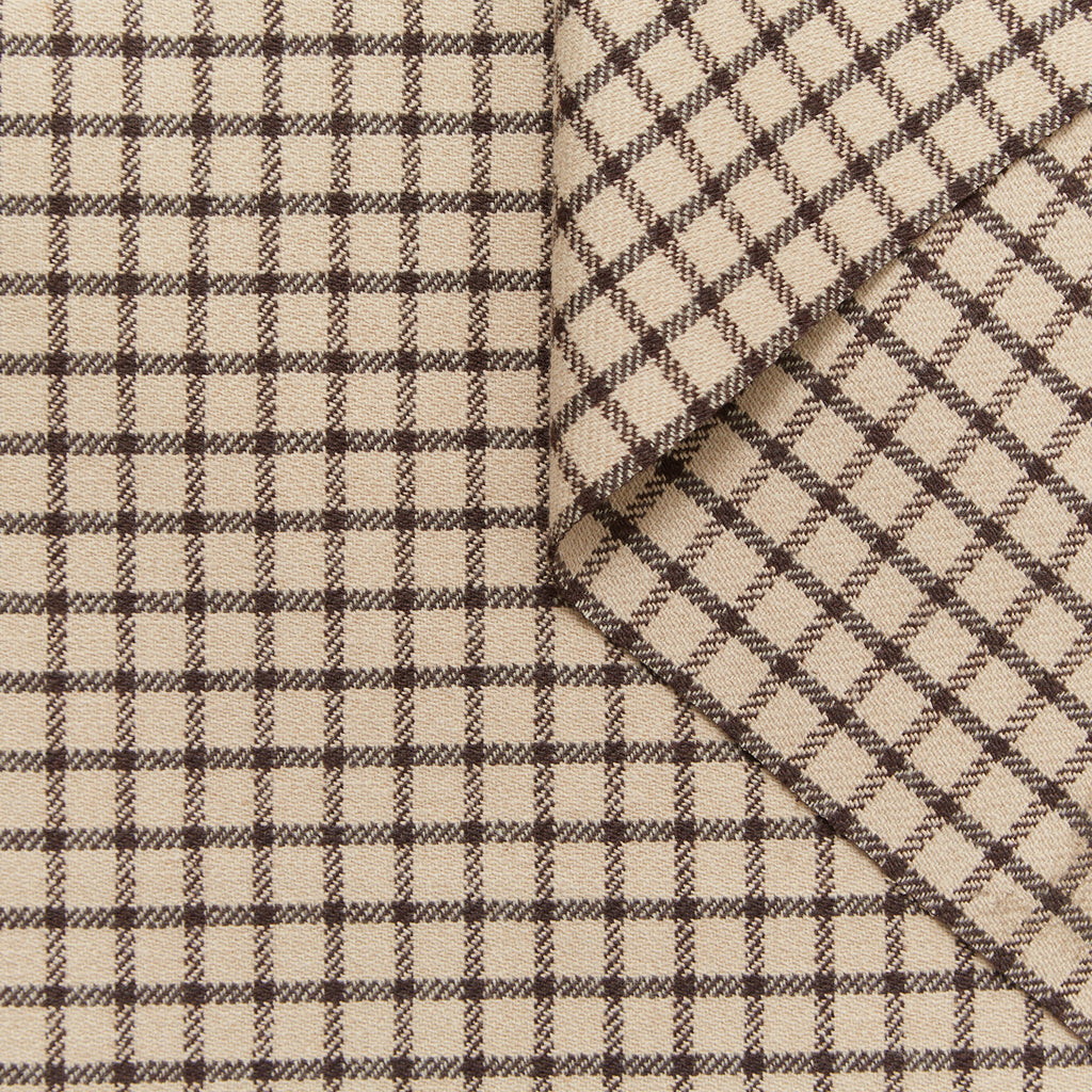 T23W06053 | Double Face Wool & Cotton Check