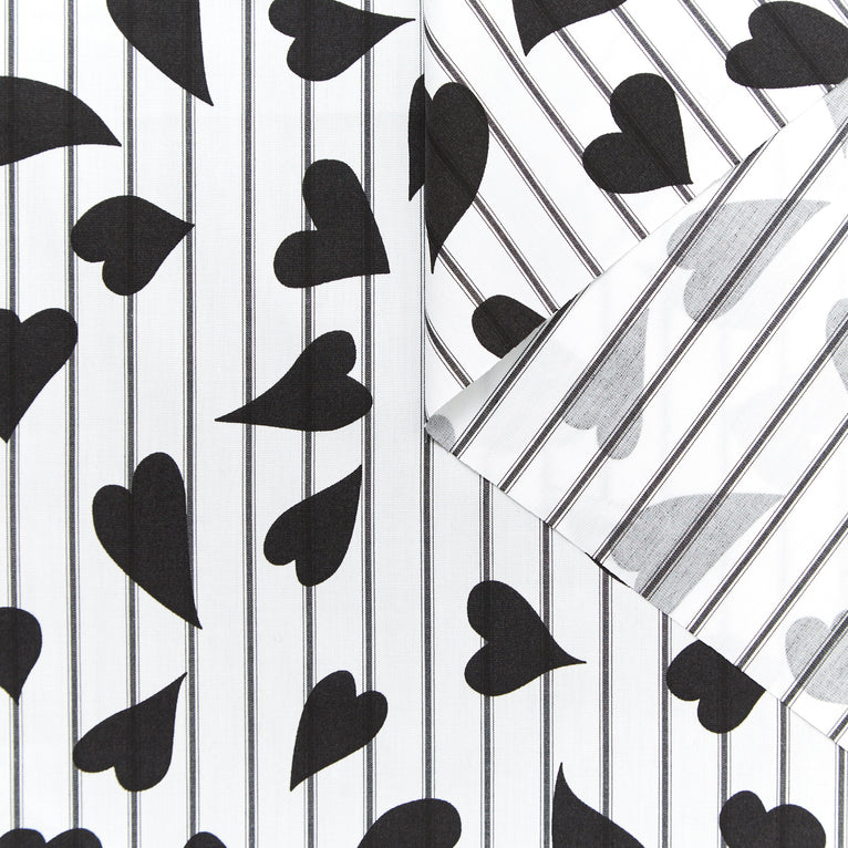 T23W06059 | Heart Stripe Poplin - view 2