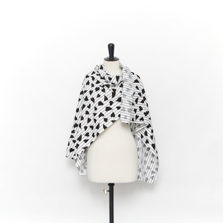 T23W06059 | Heart Stripe Poplin - view 2