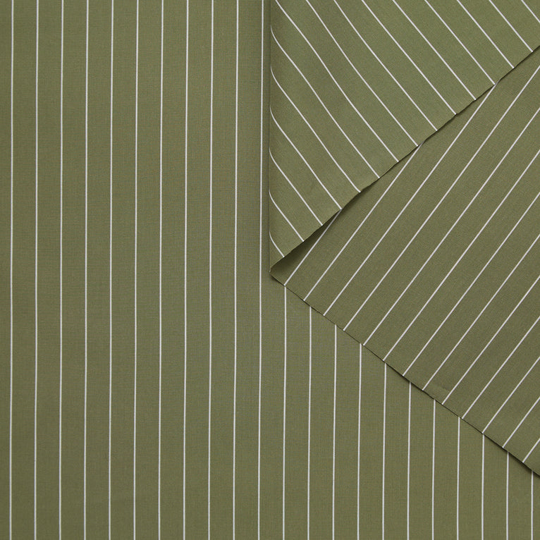 T23W06070 | Pinstripe Cotton Poplin - view 1