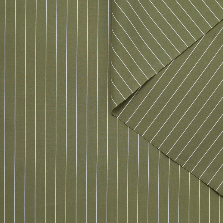 T23W06070 | Pinstripe Cotton Poplin - view 1
