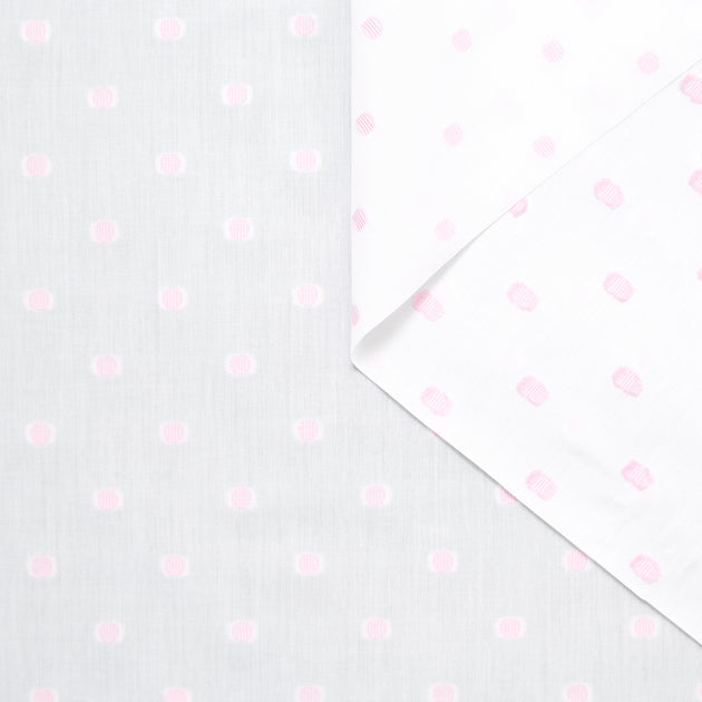 T23W06071 | Popeline à Pois Fils Coupés