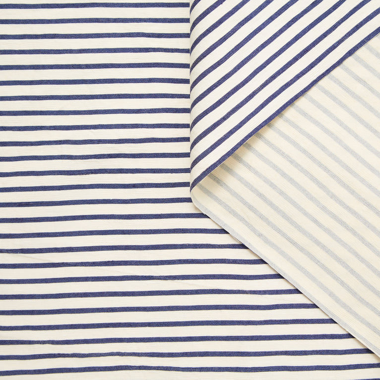T23W06085 | Lustre Cotton &amp; Linen Stripe - view 1