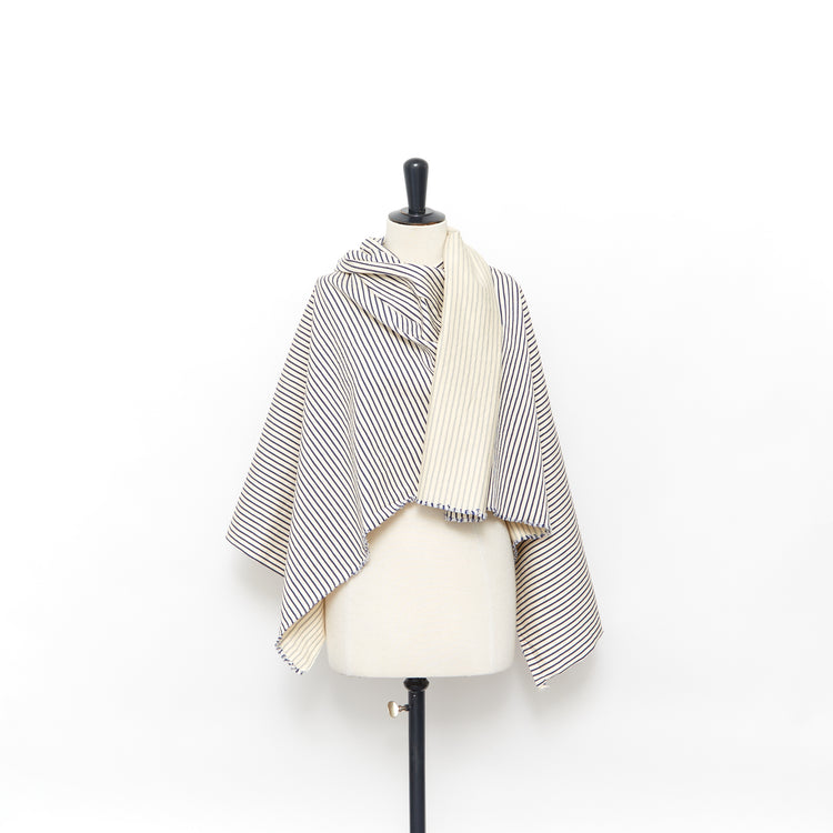 T23W06085 | Lustre Cotton &amp; Linen Stripe - view 2