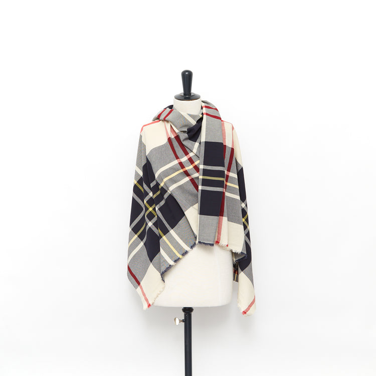 T23W06094 | Viscose &amp; Cotton Tartan - view 2