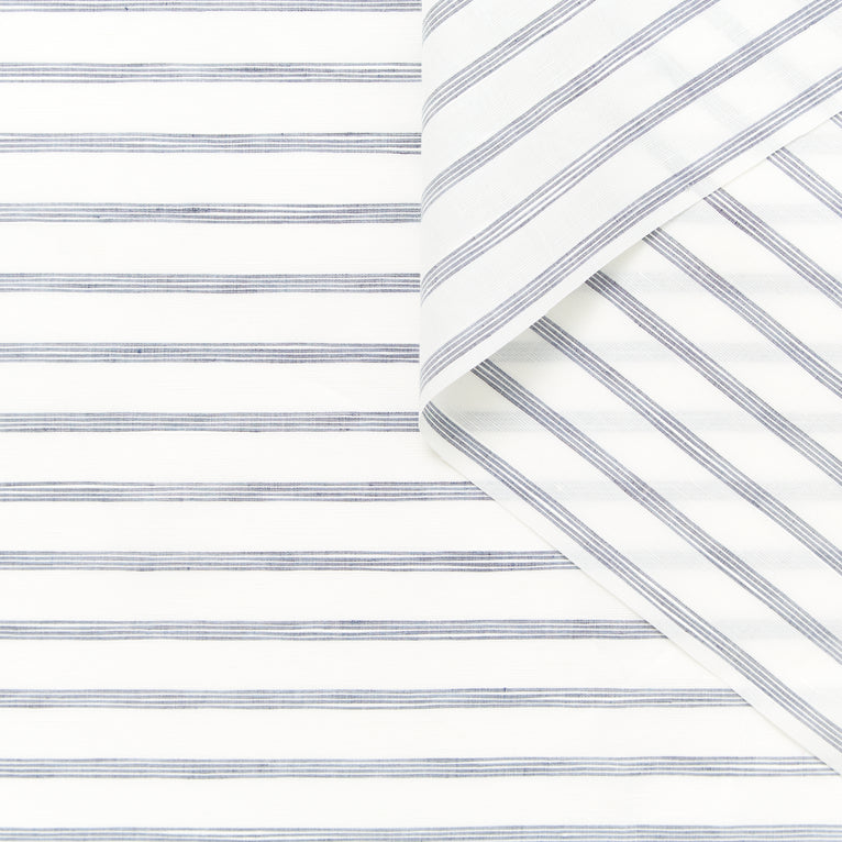 T24A06450 | Textured Cotton &amp; Linen Stripe - view 1