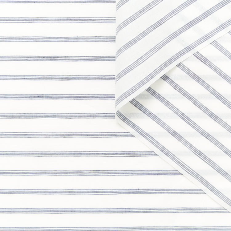 T24A06450 | Textured Cotton &amp; Linen Stripe - view 1
