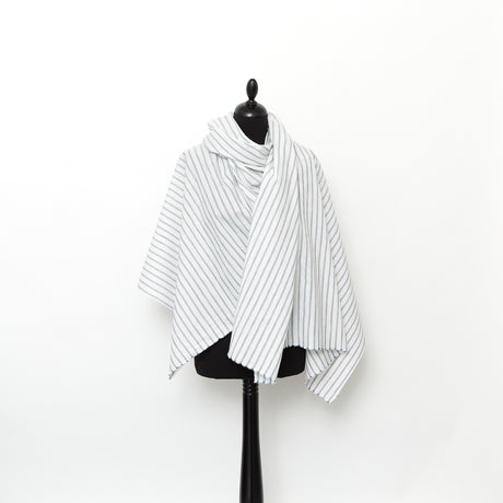  Textured Cotton & Linen Stripe
