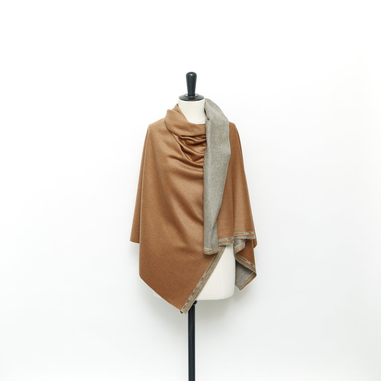 T24A09211 | Drap Double Face Duveteux en Cachemire - vue 2