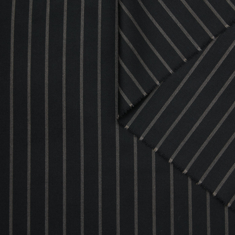 T24A09240 | Stripe Wool Twill - view 3