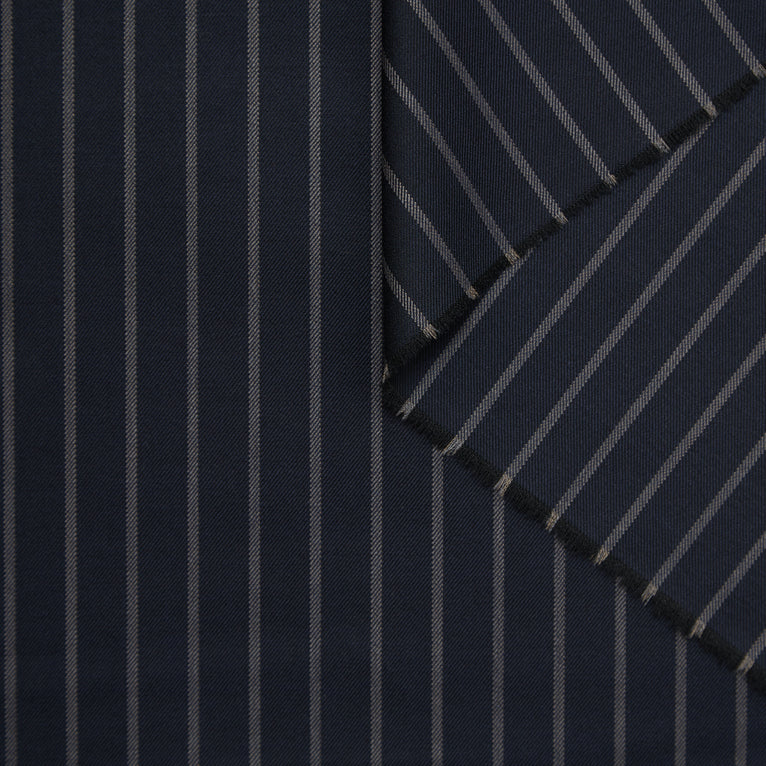 T24A09240 | Stripe Wool Twill - view 1
