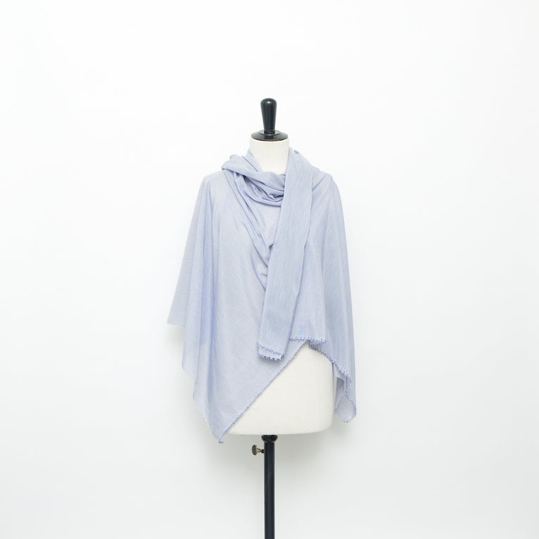 T24A09252 | Voile Rayé en Coton &amp; Soie - vue 2