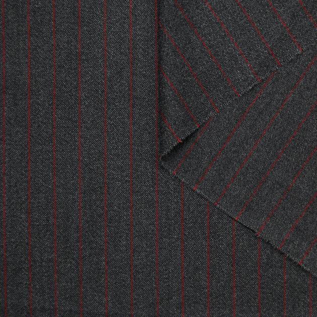 T24A09258 | Pinstripe Wool Flannel