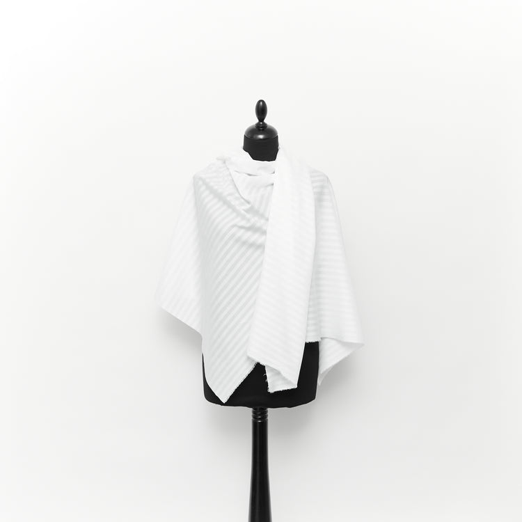 T24A09354 | Voile de Coton à Rayures Ton Sur Ton - vue 2