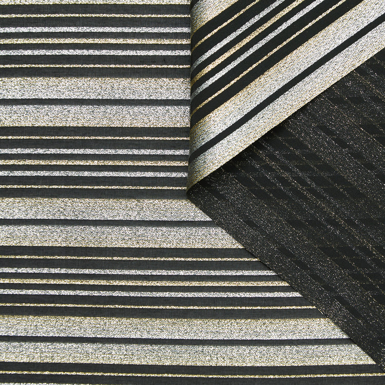 T24A09359 | Organza à Rayure Métalisée - vue 1