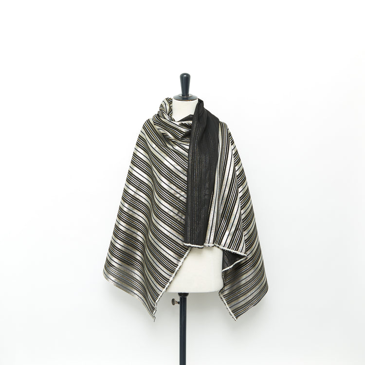 T24A09359 | Organza à Rayure Métalisée - vue 2