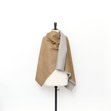  Fused Silk & Linen Houndstooth