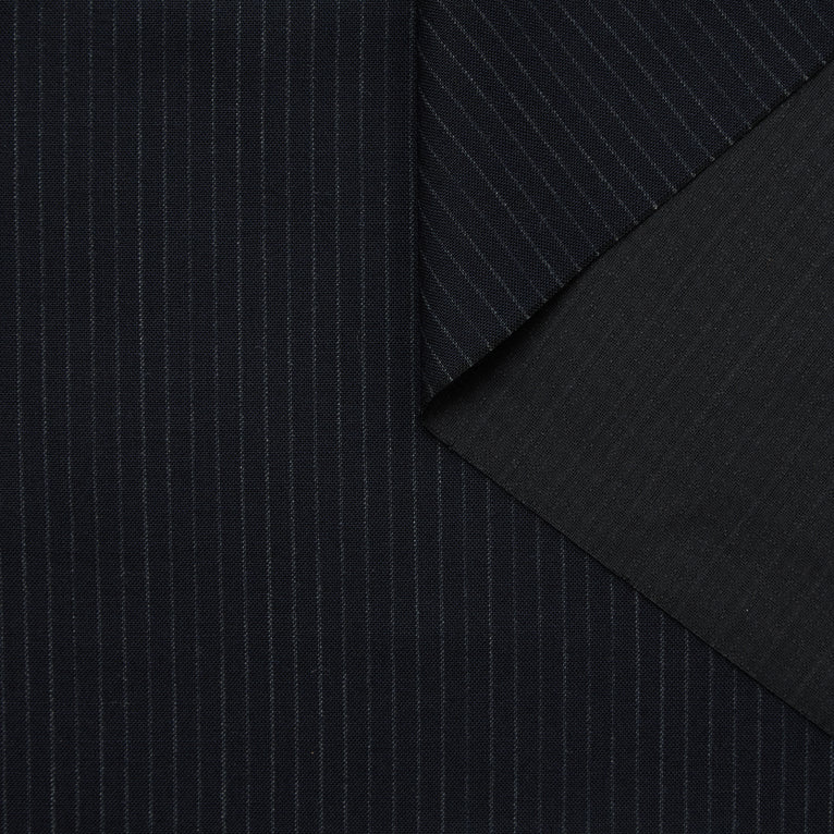 T24A11400 | Fused Striped Wool Suiting - view 1