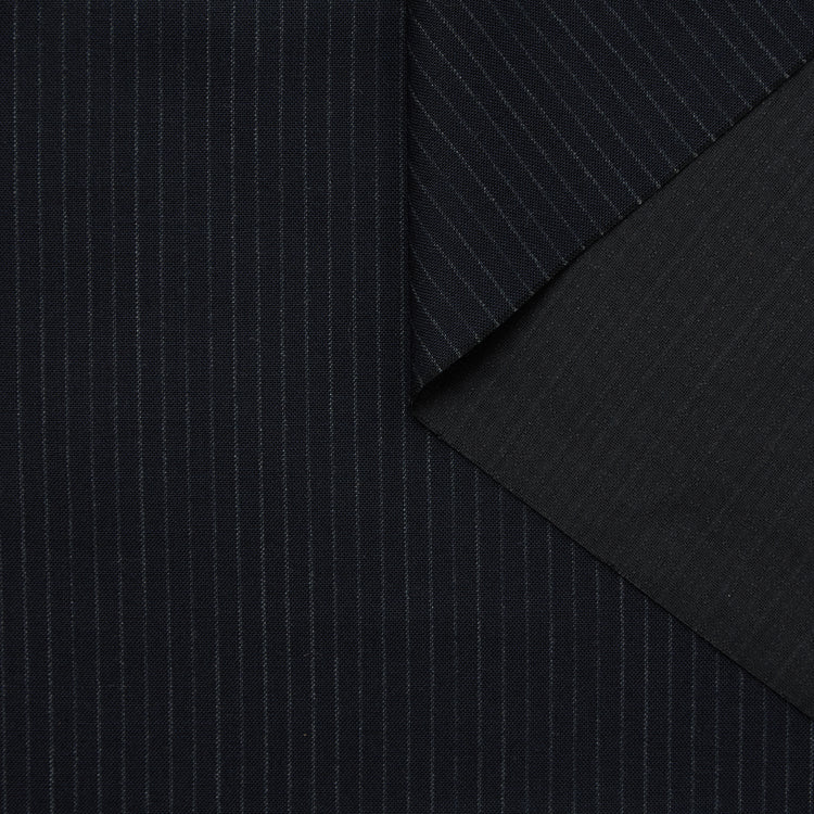 T24A11400 | Fused Striped Wool Suiting - view 1