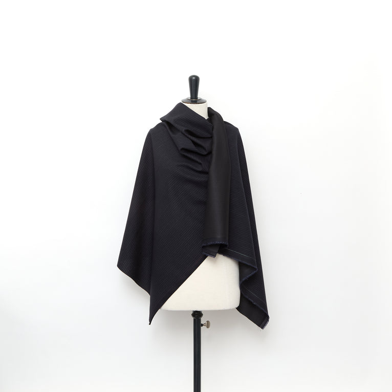 T24A11400 | Fused Striped Wool Suiting - view 2