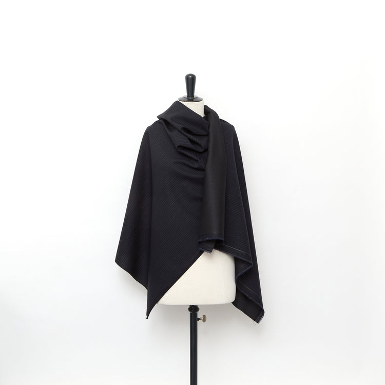 T24A11400 | Fused Striped Wool Suiting - view 2