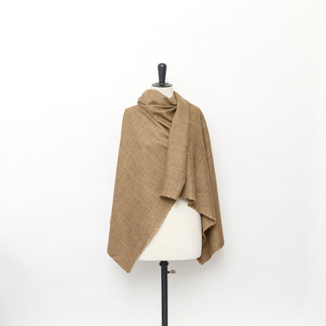  Pied-de-poule en Soie & Lin