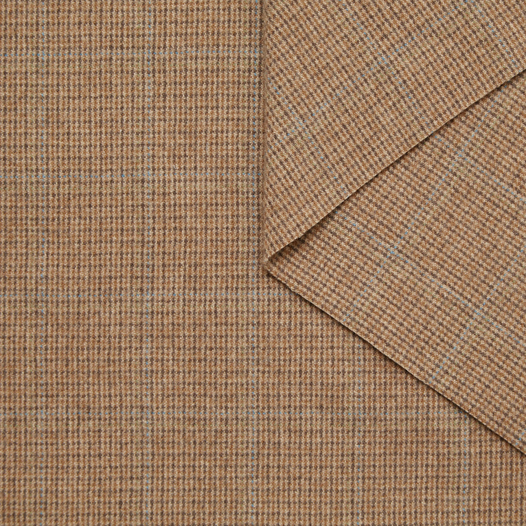 T24B08969 | Brushed Wool &amp; Cashmere Prince of Wales - view 1
