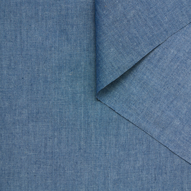 T24B10577 | Melange Cotton Chambray - view 1