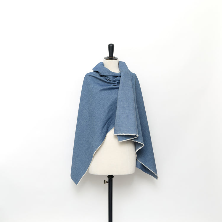 T24B10577 | Melange Cotton Chambray - view 2