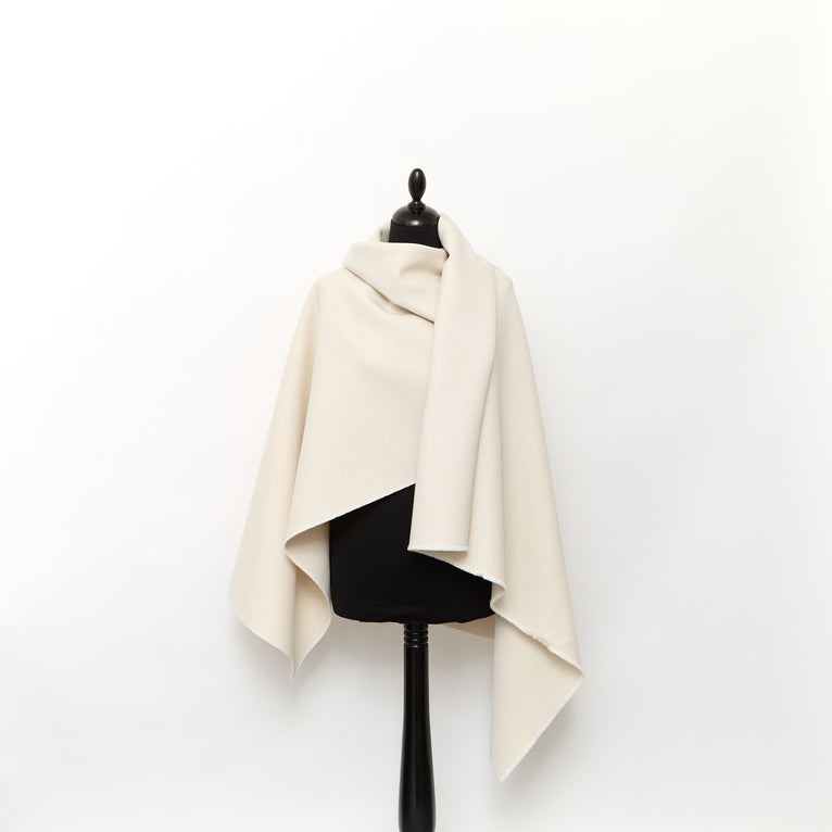 T24B10582 | Crêpe Sable en Laine - vue 2